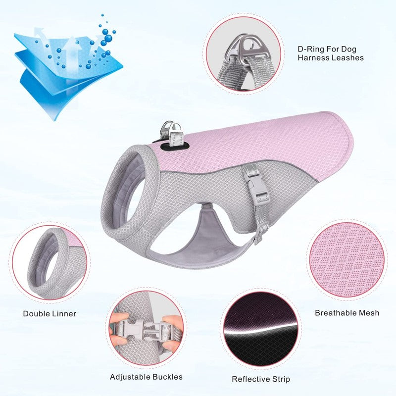 Arctic Paws Cooling Vest - Water-Activated Chill for Hot Days