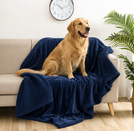 Arctic Paws Sherpa Blanket – Warm & Soft for Dogs & Cats